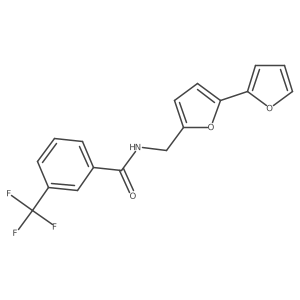 N-([2,2'-bifuran]-5-ylmethyl)-3-(trifluoromethyl)benzamide Structure