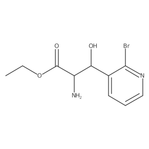 Ethyl 2-amino-3-(2-bromopyridin-3-yl)-3-hydroxypropanoate Structure