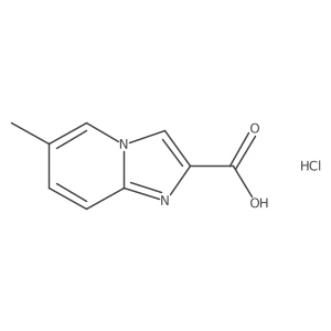 6-Methylimidazo[1,2-a]pyridine-2-carboxylic acid hydrochloride Structure