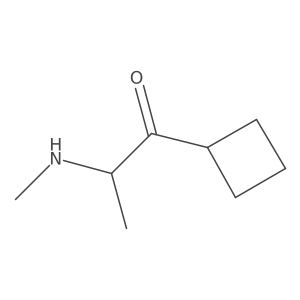 (2S)-1-cyclobutyl-2-(methylamino)propan-1-one Structure