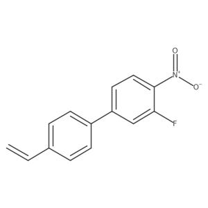 4-(4-Ethenylphenyl)-2-fluoro-1-nitrobenzene Structure