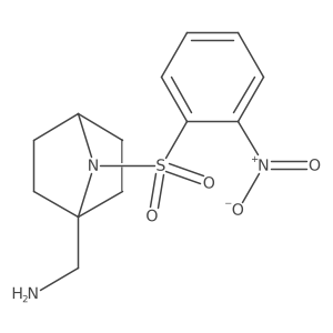 1-[7-(2-Nitrobenzenesulfonyl)-7-azabicyclo[2.2.1]heptan-1-yl]methanamine结构式