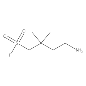 4-Amino-2,2-dimethylbutane-1-sulfonyl fluoride结构式