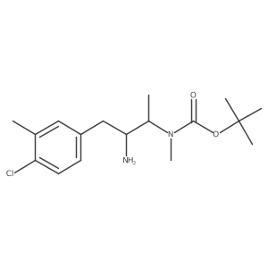tert-butyl N-[(2S)-3-amino-4-(4-chloro-3-methylphenyl)butan-2-yl]-N-methylcarbamate Structure