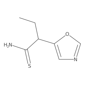 2-(1,3-Oxazol-5-yl)butanethioamide结构式