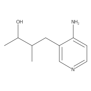 4-(4-Aminopyridin-3-yl)-3-methylbutan-2-ol结构式