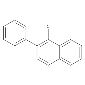 1-Chloro-2-phenylnaphthalene Structure