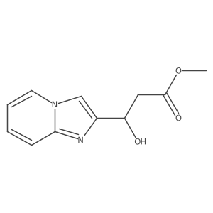 Methyl 3-hydroxy-3-{imidazo[1,2-a]pyridin-2-yl}propanoate Structure