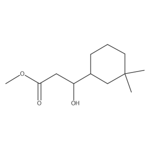 Methyl 3-(3,3-dimethylcyclohexyl)-3-hydroxypropanoate Structure