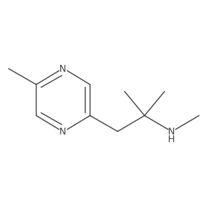 Methyl[2-methyl-1-(5-methylpyrazin-2-yl)propan-2-yl]amine结构式