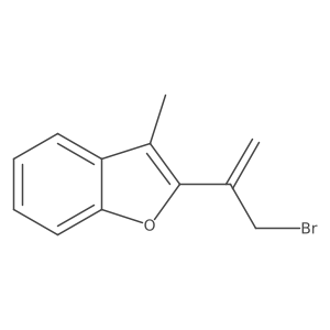 2-(3-Bromoprop-1-en-2-yl)-3-methyl-1-benzofuran结构式