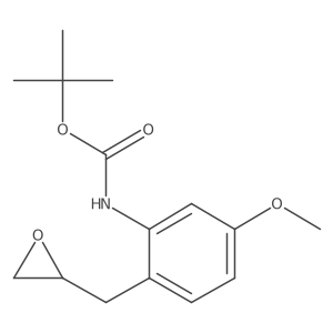 tert-butyl N-{5-methoxy-2-[(oxiran-2-yl)methyl]phenyl}carbamate Structure