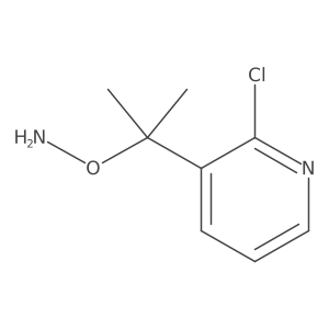 O-[2-(2-chloropyridin-3-yl)propan-2-yl]hydroxylamine Structure