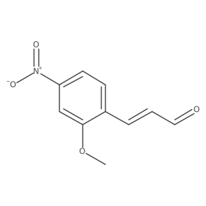 3-(2-Methoxy-4-nitrophenyl)prop-2-enal结构式