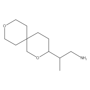 2-(2,9-Dioxaspiro[5.5]undecan-3-yl)propan-1-amine Structure