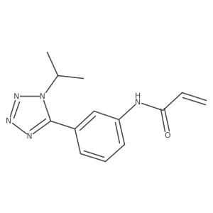N-[3-(1-Propan-2-yltetrazol-5-yl)phenyl]prop-2-enamide Structure