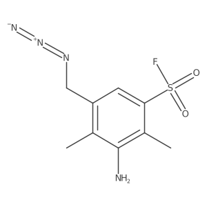 3-Amino-5-(azidomethyl)-2,4-dimethylbenzene-1-sulfonyl fluoride Structure