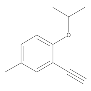 2-Ethynyl-1-isopropoxy-4-methylbenzene Structure