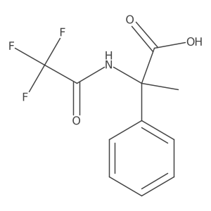 (2R)-2-phenyl-2-(2,2,2-trifluoroacetamido)propanoic acid Structure