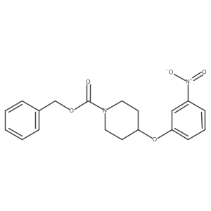 Benzyl 4-(3-nitrophenoxy)piperidine-1-carboxylate Structure