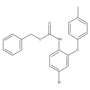 benzyl N-[4-bromo-2-(4-methylphenoxy)phenyl]carbamate Structure