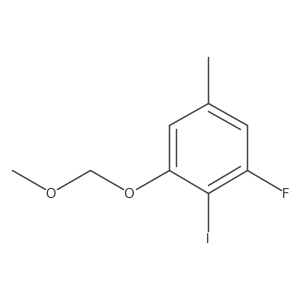 1-Fluoro-2-iodo-3-(methoxymethoxy)-5-methylbenzene Structure
