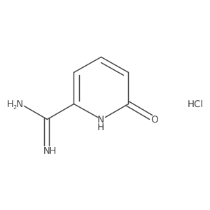 6-Oxo-1,6-dihydropyridine-2-carboximidamide hydrochloride结构式