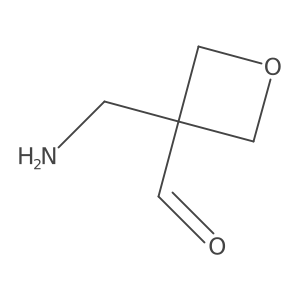 3-(Aminomethyl)oxetane-3-carbaldehyde结构式