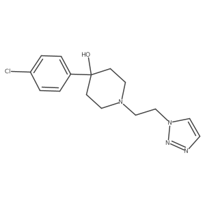 4-(4-chlorophenyl)-1-[2-(1H-1,2,3-triazol-1-yl)ethyl]piperidin-4-ol Structure