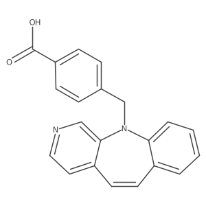 4-((11H-Benzo[B]pyrido[4,3-F]azepin-11-YL)methyl)benzoic acid Structure