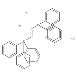 1,2-Vinylenebis(triphenylphosphonium bromide) monohydrate结构式
