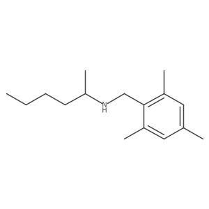 (Hexan-2-yl)[(2,4,6-trimethylphenyl)methyl]amine Structure
