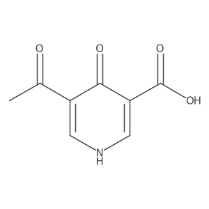 5-Acetyl-4-hydroxynicotinic acid结构式