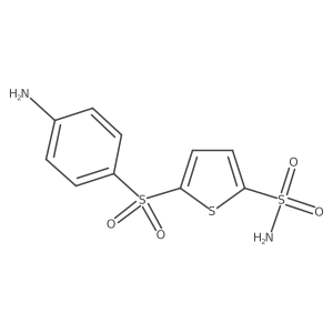 2-Thiophenesulfonamide,5-[(4-aminophenyl)sulfonyl]-结构式