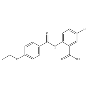 5-Chloro-2-(4-ethoxy-benzoylamino)-benzoic acid结构式