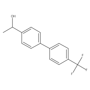 1-(4'-Trifluoromethyl-biphenyl-4-yl)-ethanol Structure