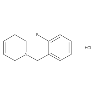 1-(2-Fluorobenzyl)-1,2,3,6-tetrahydropyridine hydrochloride Structure