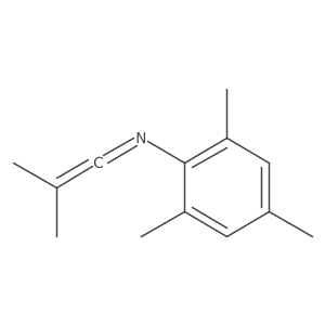 2,4,6-Trimethyl-N-(2-methyl-1-propen-1-ylidene)benzenamine结构式
