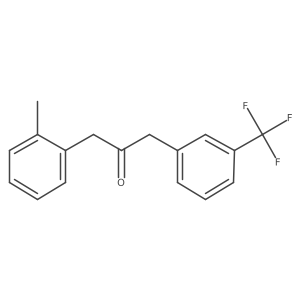 1-(2-Methylphenyl)-3-[3-(trifluoromethyl)phenyl]-2-propanone Structure
