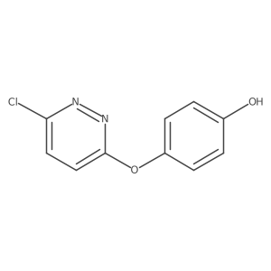 4-(6-Chloro-3-pyridazinyloxy)phenol结构式