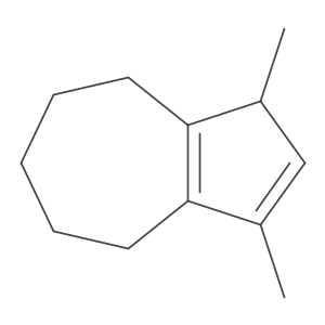 1,4,5,6,7,8-Hexahydro-1,3-dimethylazulene结构式
