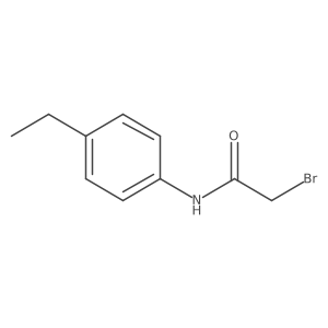 2-Bromo-N-(4-ethylphenyl)acetamide结构式