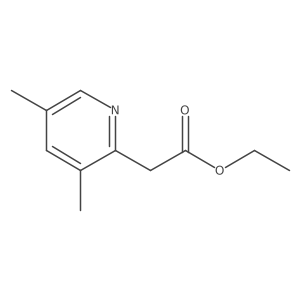 Ethyl (3,5-dimethylpyridin-2-YL)acetate结构式