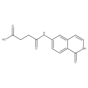 4-[(1,2-Dihydro-1-oxo-6-isoquinolinyl)amino]-4-oxobutanoic acid Structure