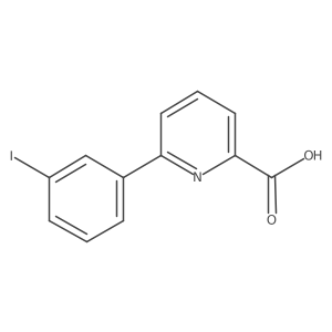 6-(3-Iodophenyl)pyridine-2-carboxylic acid结构式