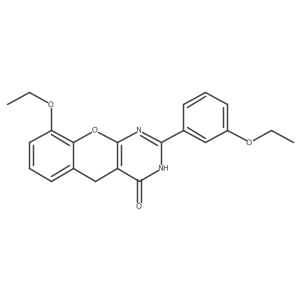 9-ethoxy-2-(3-ethoxyphenyl)-3H,4H,5H-chromeno[2,3-d]pyrimidin-4-one结构式