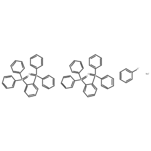 Bis[1,2-bis(diphenylphosphine oxide)benzene] sodium phenoxide Structure