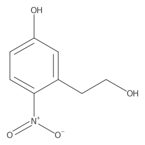 3-(2-Hydroxyethyl)-4-nitrophenol结构式