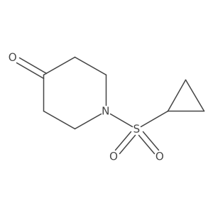 1-Cyclopropylsulfonyl-piperidin-4-one Structure