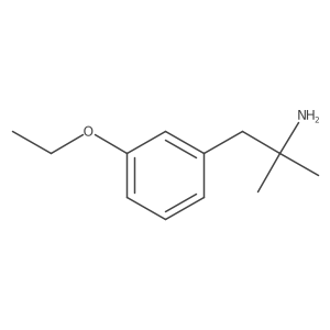 1-(3-Ethoxyphenyl)-2-methylpropan-2-amine Structure